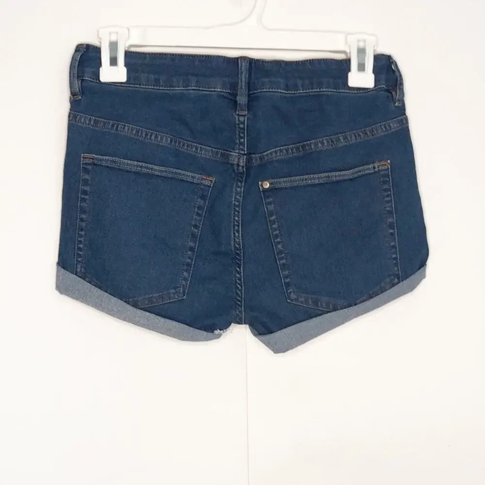 Girls & Denim Skinny Fit Denim Shorts